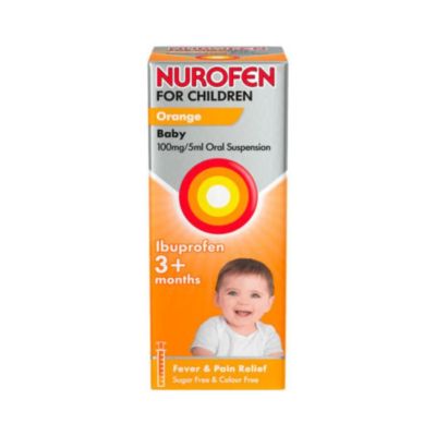 Nurofen, shurup për fëmijë mbi 3 muaj me shije portokalli, 200ml