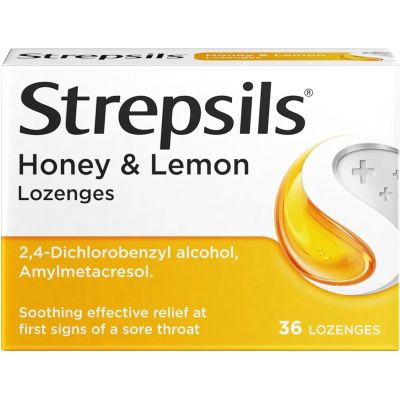 Strepsils Honey & Lemon x 36 Lozenges 