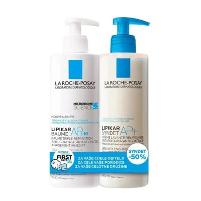 La Roche Posay Lipikar Baume AP+M & Lipikar Syndet AP+ Set 