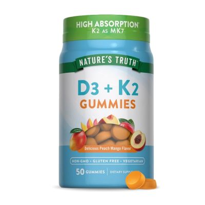 Nature’s Truth Vitamin D3 + K2 x 50 Gummies