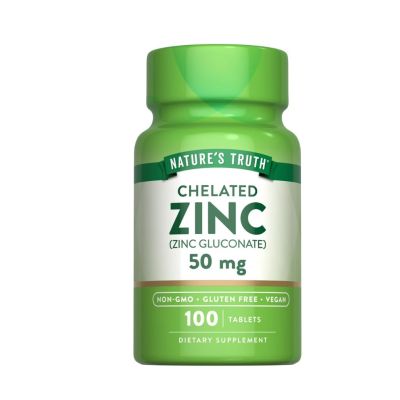 Nature’s Truth Zinc Gluconate 50mg x 100 Tablets