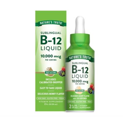 Nature’s Truth Vitamin B-12 10,000mcg Liquid, 59ml