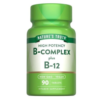 Nature’s Truth Vitamin B Complex with B-12 x 90 Tablets