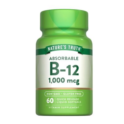 Nature’s Truth Vitamin B-12 1000mcg x 60 Softgels