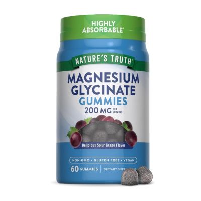 Nature’s Truth Magnesium Glycinate 200mg x 60 Gummies