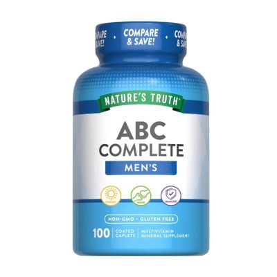Nature’s Truth ABC Complete Men`s Multivitamin x 100 Coated Caplets