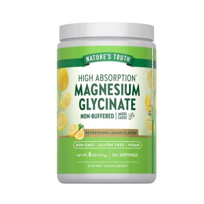 Nature’s Truth Magnesium Glycinate Powder, 170g
