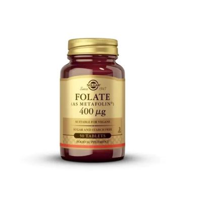 Solgar Folate 400μg x 50 Tablets