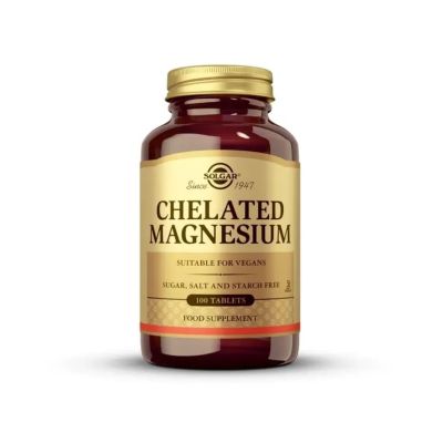 Solgar Chelated Magnesium x 100 Tablets