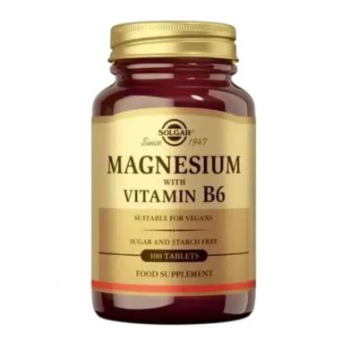 Solgar Magnesium With Vitamin B6 x 100 Tablets