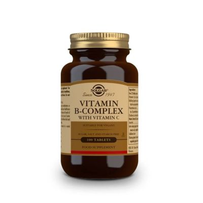 Solgar Vitamin B-Complex with Vitamin C x 100 Tablets 