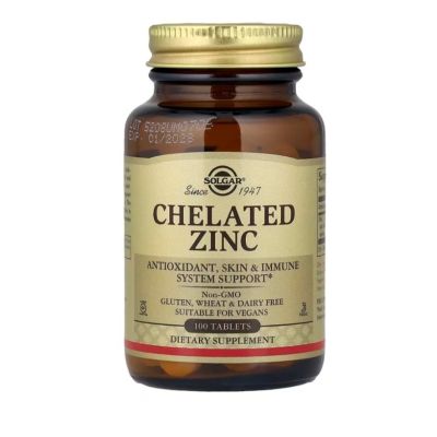 Solgar Chelated Zinc x 100 Tablets 