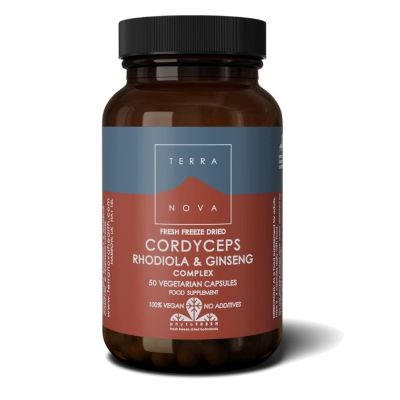 Terranova Cordyceps, Rhodiola & Ginseng Complex x 50 Caps