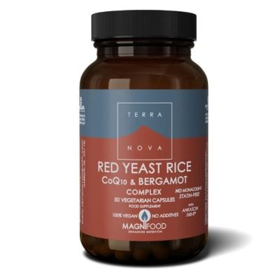 Terranova Red Yeast Rice, COQ-10 & Bergamot Complex x 50 Caps