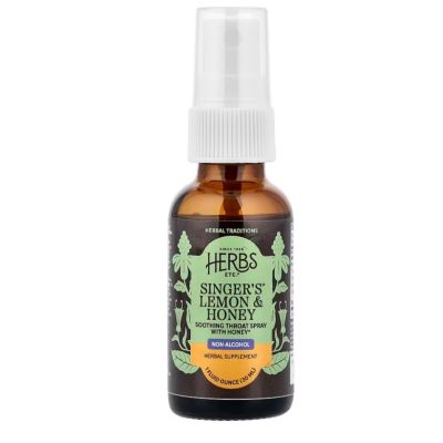 HERBS ETC. Singers Saving Grace Honey Lemon Classic Spray, 30ml