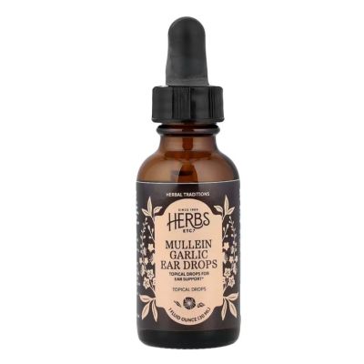 HERBS ETC. Mullein Garlic Ear Drops, 30ml