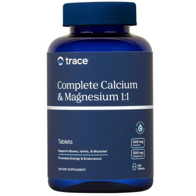 Trace Minerals Complete Calcium & Magnesium 1:1 x 120 Tablets