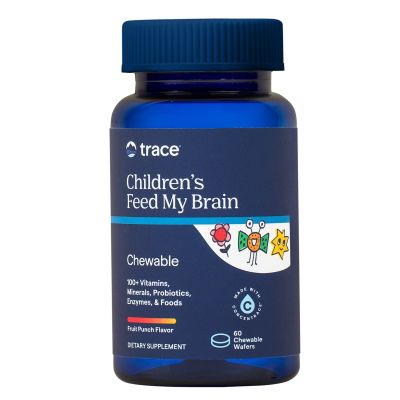 Trace Minerals Children's Feed My Brain, 60 Chewable