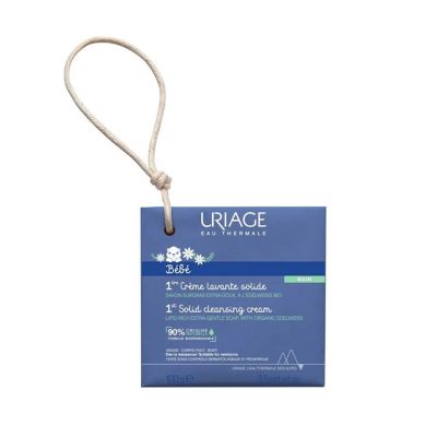 Uriage Baby 1st Solid Cleansing Cream, 100g