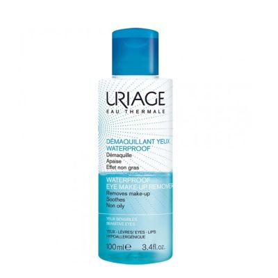 Uriage Eau Thermale Waterproof Eye Make-up Remover, 100ml