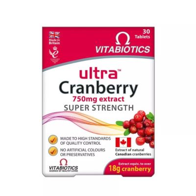 Vitabiotics Ultra Cranberry 750mg x 30 Tablets