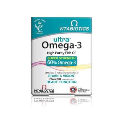 Vitabiotics Ultra Omega-3 High Purity Fish Oil x 60 Capsules 