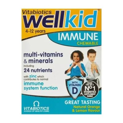 Vitabiotics Wellkid Immune x 30 Chewable Tablets