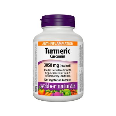 Webber Naturals Turmeric Curcumin 3,050mg x 60 Caps 