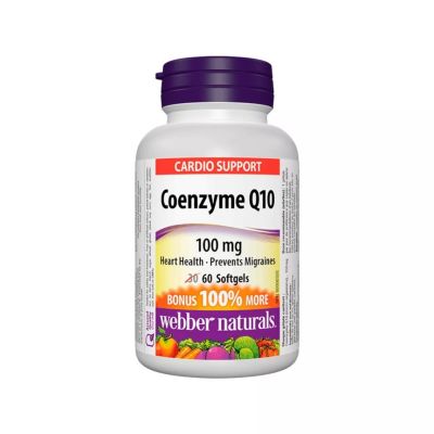 Webber Naturals Coenzyme Q10 100mg x 60 Softgels