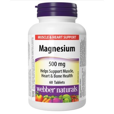 Webber Naturals Magnesium 500mg x 60 Tablets