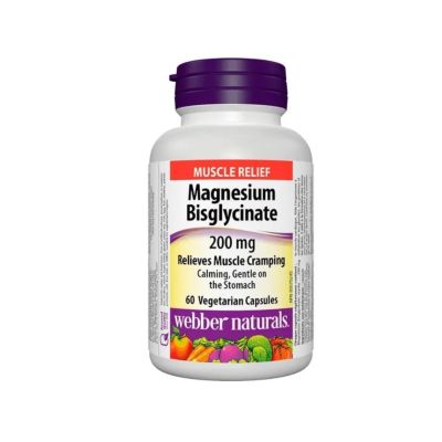 Webber Naturals Magnesium Bisglycinate 200mg x 60 Caps