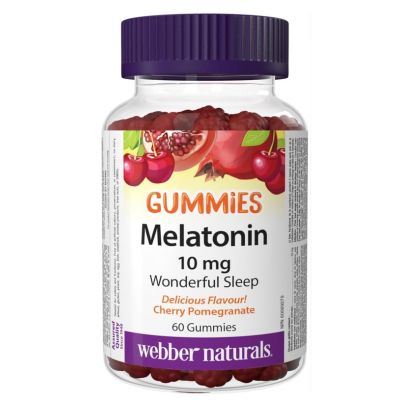 Webber Naturals Melatonin 10mg x 60 Gummies