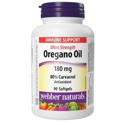 Webber Naturals Oregano Oil 180mg x 90 Softgels