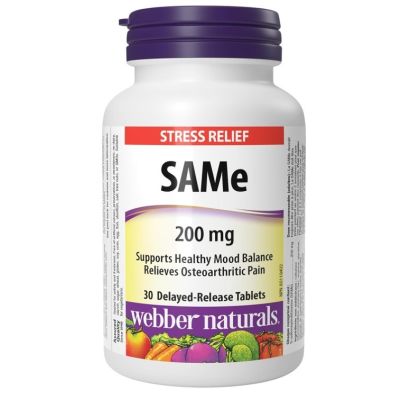 Webber Naturals SAMe 200mg x 30 Tablets