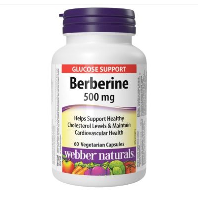 Webber Naturals Berberine 500mg x 60 Capsules