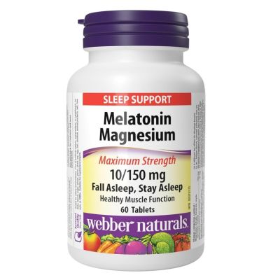 Webber Naturals Melatonin Magnesium 10/150mg x 60 Tablets